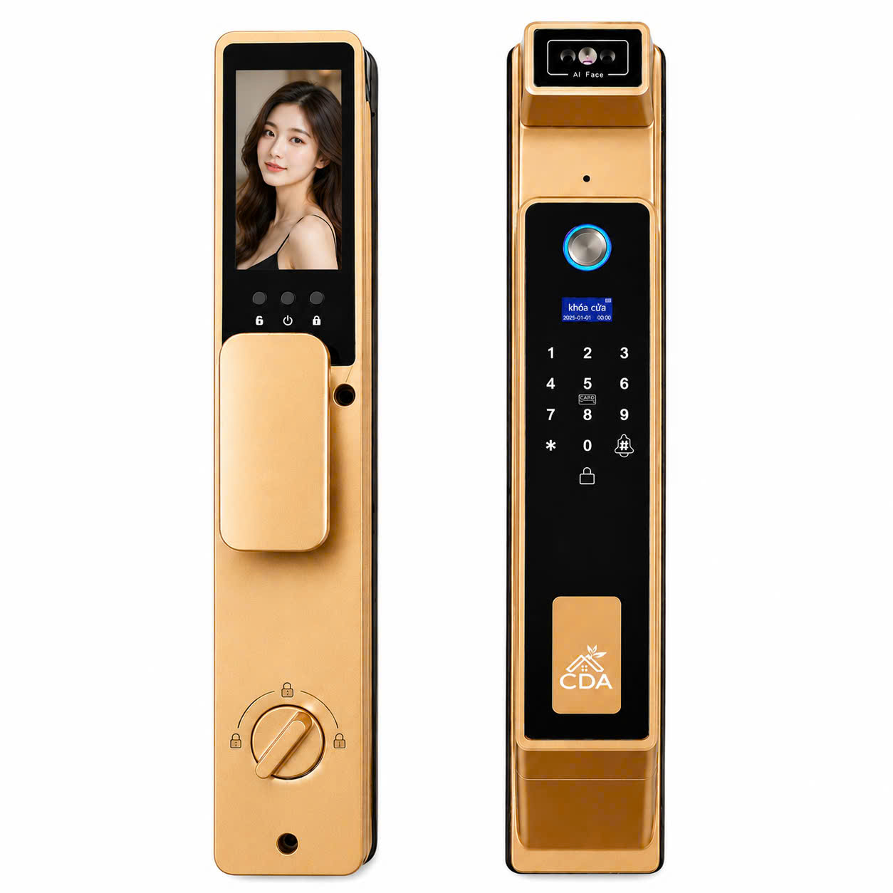 Khóa thông minh CDA Lock C06 — khóa cho cửa gỗ, composite và cửa nhựa